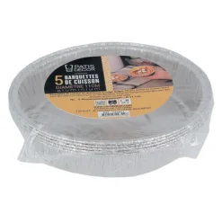 5 Barquettes de cuisson alu 11 cm-Cerf Dellier Best