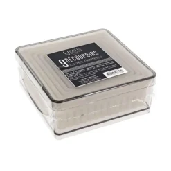 9 Découpoirs carrés cannelés assortis-Cerf Dellier Discount