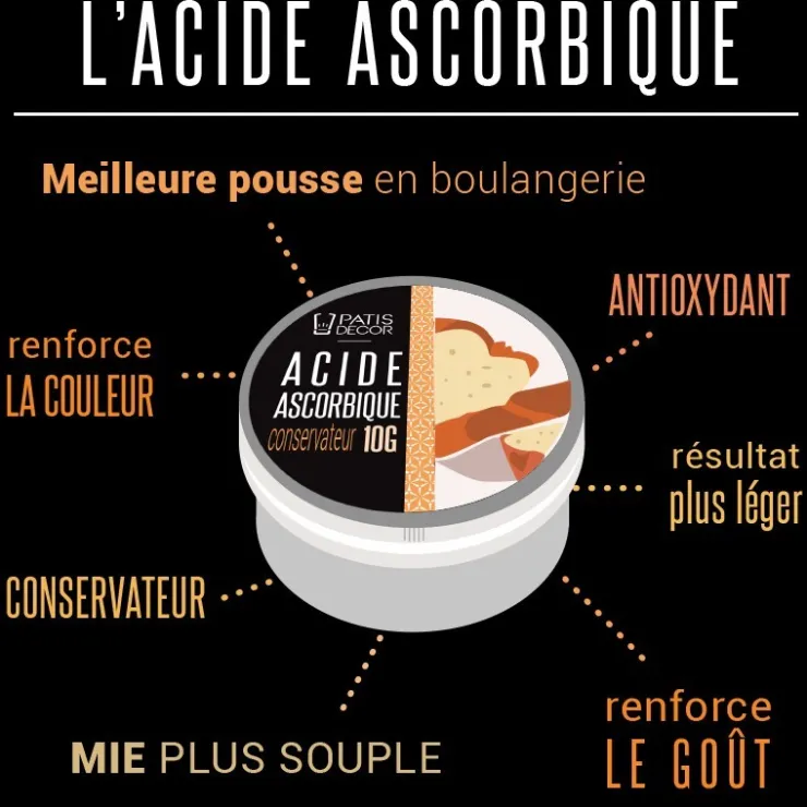 Acide Ascorbique 1 kg-Cerf Dellier Sale
