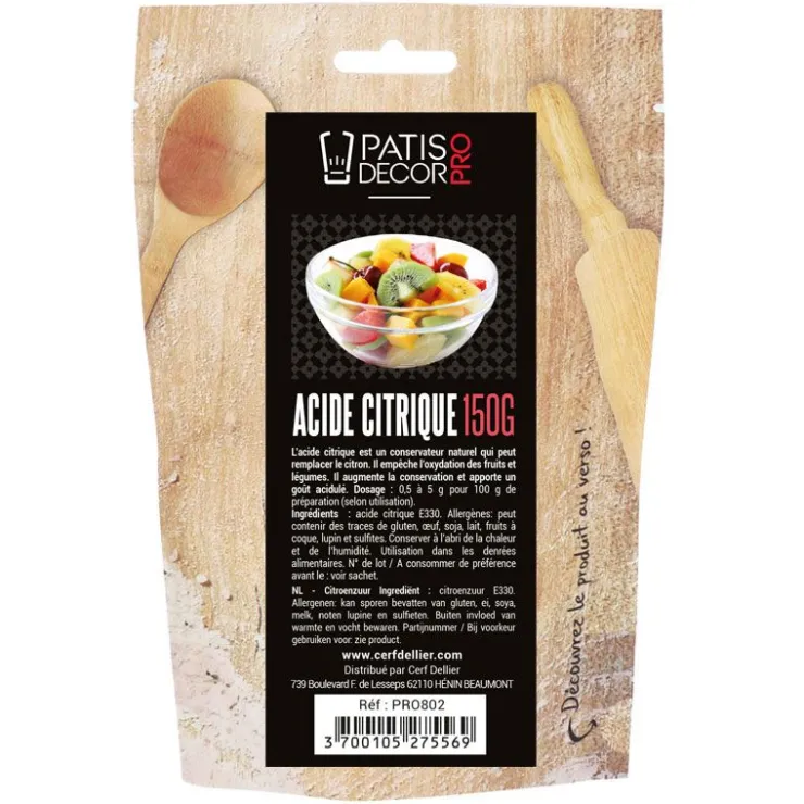 Acide Citrique 150 g-Cerf Dellier Hot