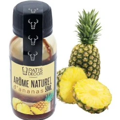 Arôme naturel d'Ananas 50 ml-Cerf Dellier Best