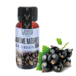 Arôme naturel de Cassis 50 ml-Cerf Dellier Discount