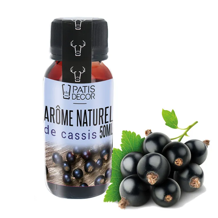 Arôme naturel de Cassis 50 ml-Cerf Dellier Discount