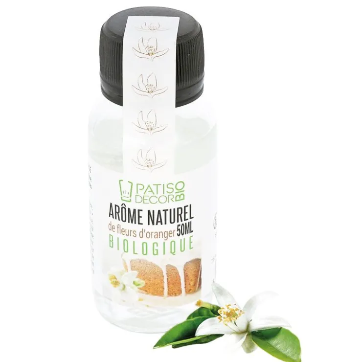 Arôme naturel de Fleur d'Oranger biologique 50 ml - DDM 09/24-Cerf Dellier Outlet