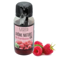 Arôme naturel de Framboise 50 ml-Cerf Dellier New