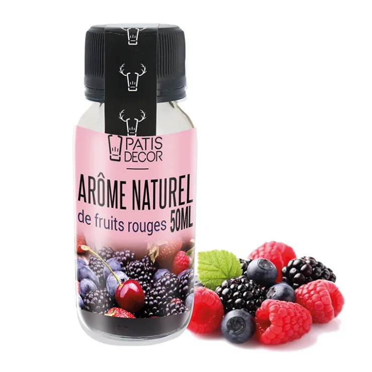 Arôme naturel de Fruits rouges 50 ml - DDM 12/24-Cerf Dellier Sale
