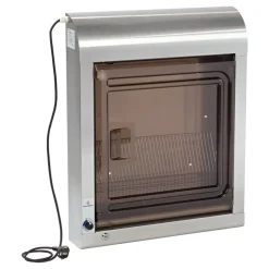 Armoire de décontamination avec serrure - avec panier fil inox - pour 20 couteaux-Cerf Dellier Discount