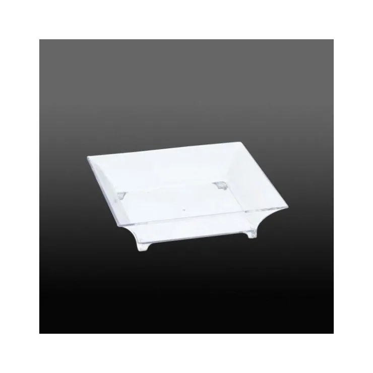 Assiette Carrée Cristal Very Verrines (x12)-Cerf Dellier Hot