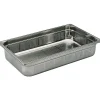 Bac gastronorme perforé inox - sans anse - GN 2/3 profondeur 10 cm-Cerf Dellier Outlet