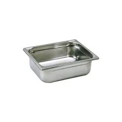 Bac gastronorme plein inox - sans anse - GN 1/2 profondeur 10 cm-Cerf Dellier Clearance
