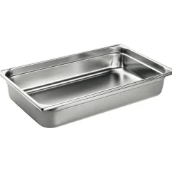 Bac gastronorme plein inox - sans anse - GN 1/1 profondeur 15 cm-Cerf Dellier Discount