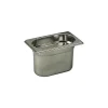 Bac gastronorme plein inox - sans anse - GN 1/9 profondeur 10 cm-Cerf Dellier New