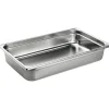 Bac gastronorme plein inox - sans anse - GN 1/1 profondeur 4 cm-Cerf Dellier Sale