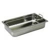 Bac gastronorme plein inox - avec anses fixes - GN 1/1 profondeur 15 cm-Cerf Dellier Discount