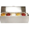Bain-marie à sauces pour 5 bacs GN 1/6-Cerf Dellier Hot