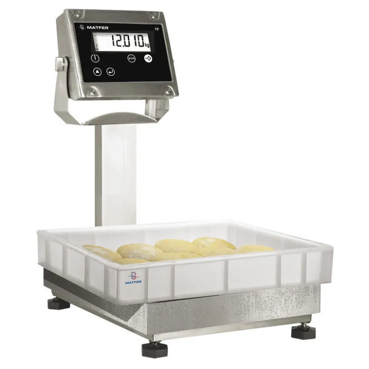 Balance colonne digitale TF 30 inox jusqu'à 30 Kg/5 g-Cerf Dellier Outlet