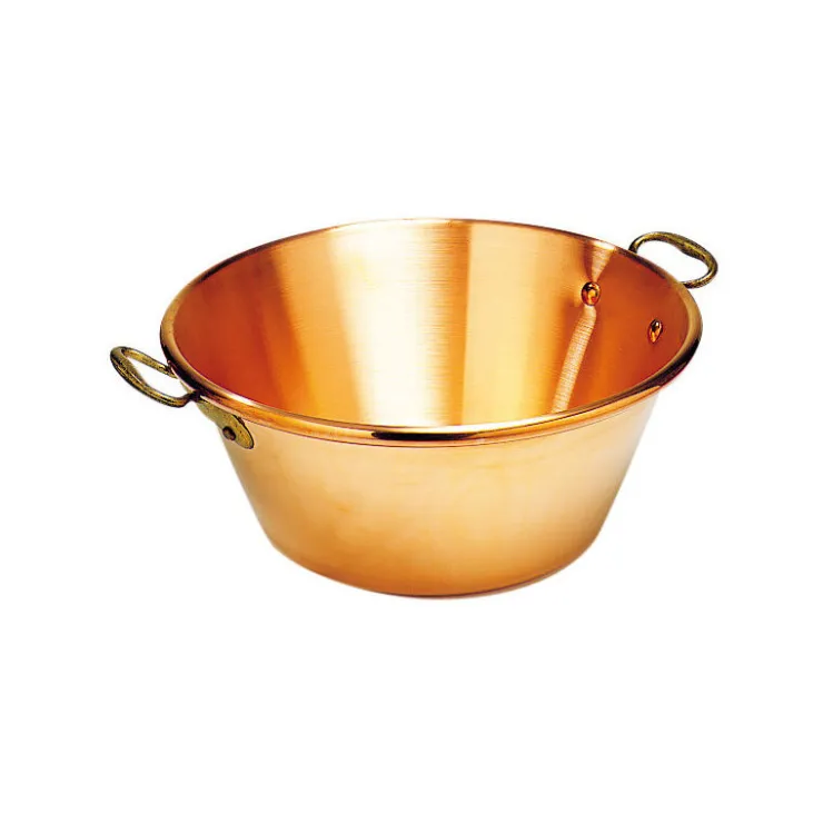Bassine à confitures extra-forte cuivre 42 cm-Cerf Dellier New