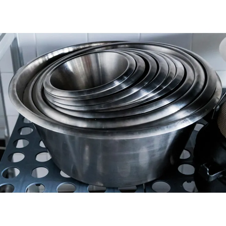 Bassine inox fond plat 32 cm-Cerf Dellier