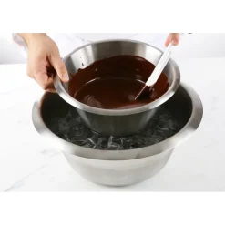 Bassine inox fond plat 16 cm-Cerf Dellier Best