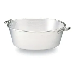 Bassine landaise aluminium à anses 45 cm-Cerf Dellier Discount