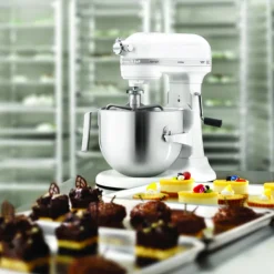 Batteur Kitchenaid blanc 6,9 L-Cerf Dellier
