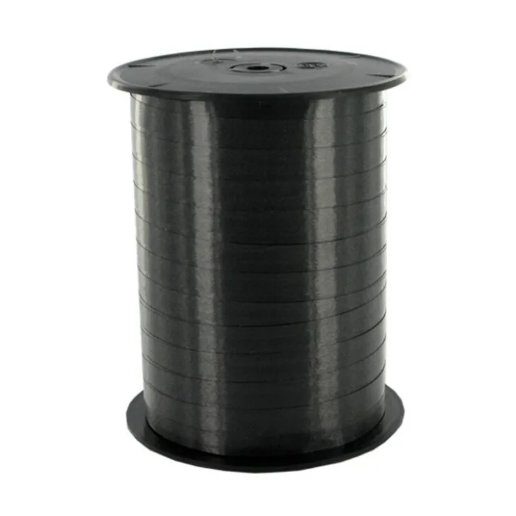 Bolduc satiné noir 7mm (500 m)-Cerf Dellier Online