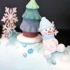 Bonhomme de neige assis-Cerf Dellier Discount