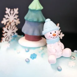 Bonhomme de neige assis-Cerf Dellier Discount