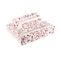 Boîte à biscuits à fenêtre avec poignées (x 2)-Cerf Dellier Discount
