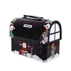 Boîte à biscuits de Noël cartable - tirelire-Cerf Dellier Discount