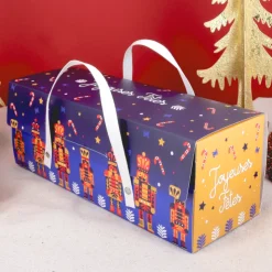 Boîte à buche casse-noisette - 35 x 11 x 11 cm-Cerf Dellier Outlet