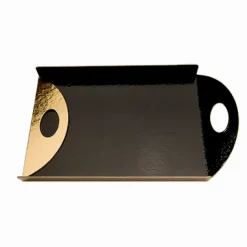 Boîte à mignardises 19 x 25,5 + 5 cm noir/or-Cerf Dellier Clearance