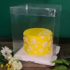 Boîte gâteau transparente - 20 x 20 x 25 cm-Cerf Dellier Clearance