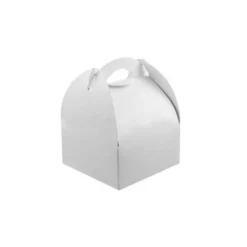 Boîte pâtissière à poignées blanche (x 50)-Cerf Dellier Best