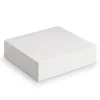 Boîte pâtissière blanche carrée 20 x 20 x 5 cm-Cerf Dellier New