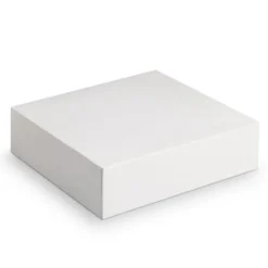 Boîte pâtissière blanche carrée 35 x 35 x 5 cm-Cerf Dellier Outlet