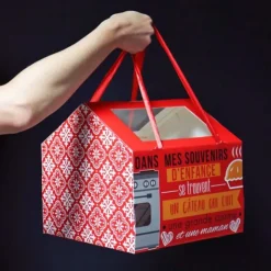Boîte pâtissière Maison 26 cm, hauteur 24 cm-Cerf Dellier Discount