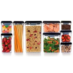 Boîte sous vide rectangulaire empilable 1 l-Cerf Dellier Online