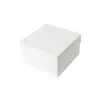 Boîtes pâtissières blanches 20x20 cm Hauteur 20 cm (x 10)-Cerf Dellier