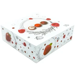 Boîtes pâtissières Morgane 30 x 30 cm - Hauteur 10 cm (x 25)-Cerf Dellier New