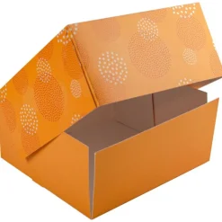 Boîtes pâtissières Pauline 26 x 26 cm Hauteur 10 cm (x 25)-Cerf Dellier Best