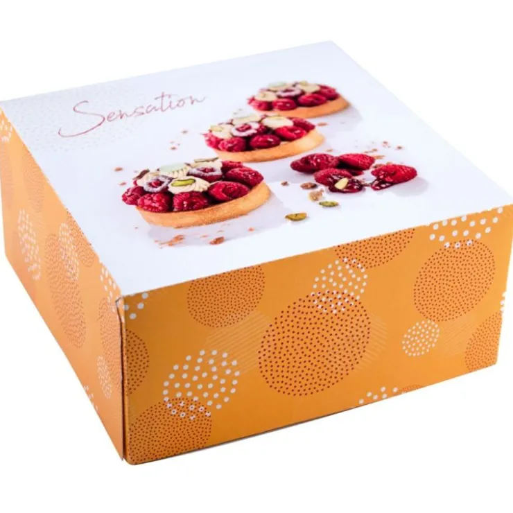 Boîtes pâtissières Pauline 40 x 40 cm Hauteur 10 cm (x 25)-Cerf Dellier Outlet