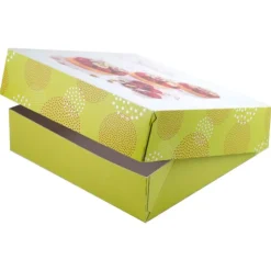 Boîtes pâtissières Pauline 29 x 29 cm Hauteur 5 cm (x 50)-Cerf Dellier