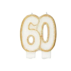 Bougie anniversaire 60 ans-Cerf Dellier