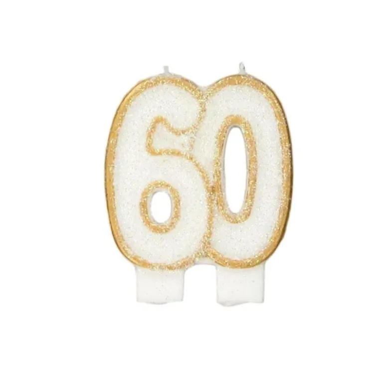 Bougie anniversaire 60 ans-Cerf Dellier