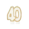 Bougie anniversaire 40 ans-Cerf Dellier Hot