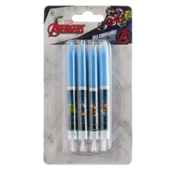 Bougie anniversaire Avengers (x 8)-Cerf Dellier Sale