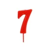 Bougie anniversaire chiffre 7 Rouge-Cerf Dellier Best