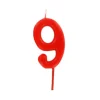 Bougie anniversaire chiffre 9 Rouge-Cerf Dellier Sale