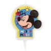 Bougie anniversaire Mickey 7,5 cm-Cerf Dellier Hot